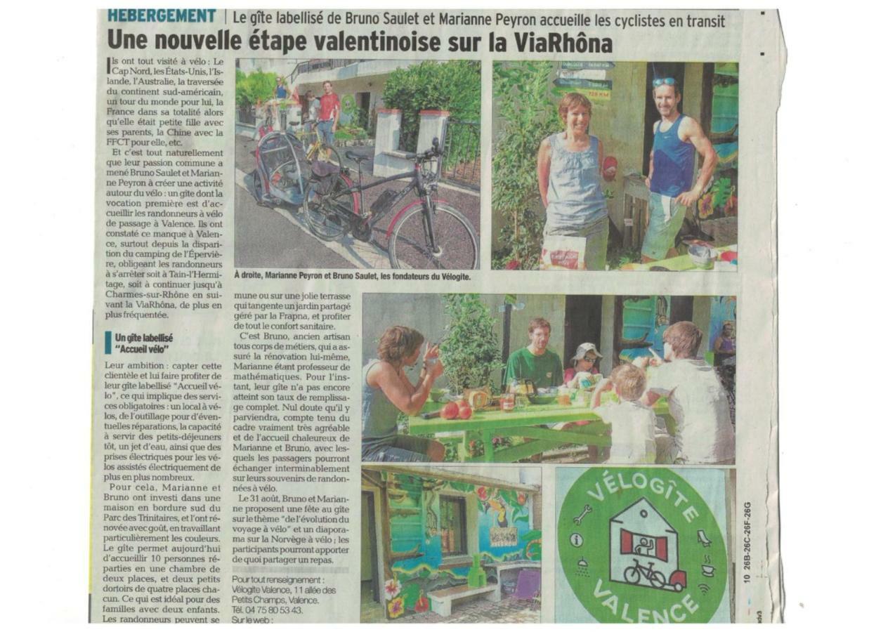 Velo Gite Valence Valence  Exterior photo